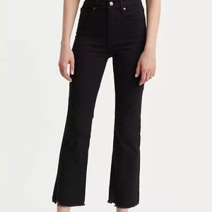 Levi’s Premium Mile High Crop Flare Jeans Size 25